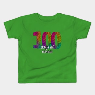 100 days of school neon Kids T-Shirt